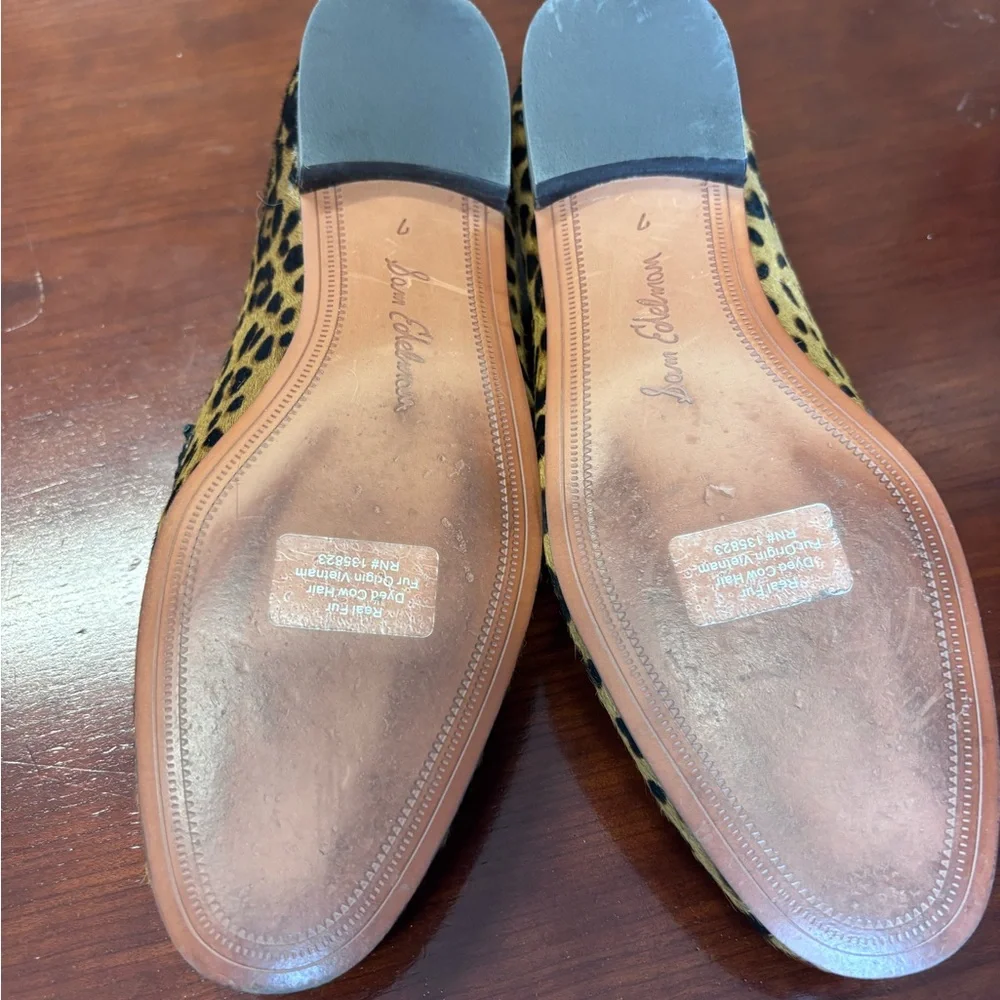 Sam Edelman shoes size 7 cheetah print - Picture 4 of 7